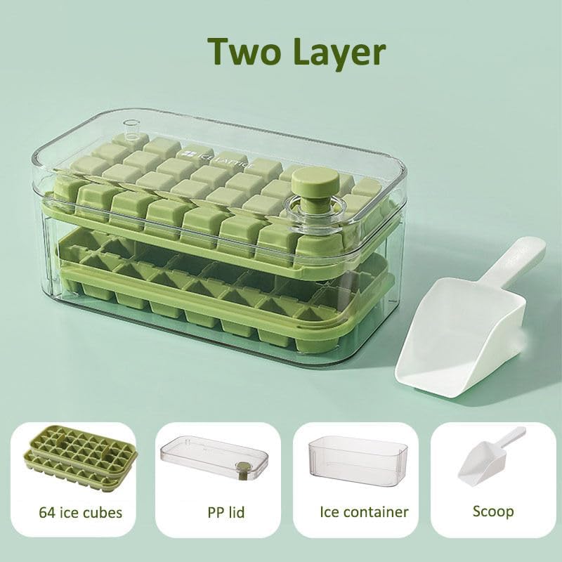 One Tap Easy Release Ice Cube Maker