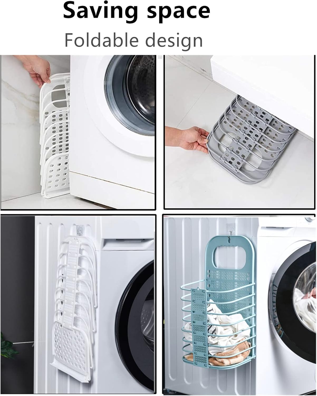 Foldable Hanging Laundry Basket