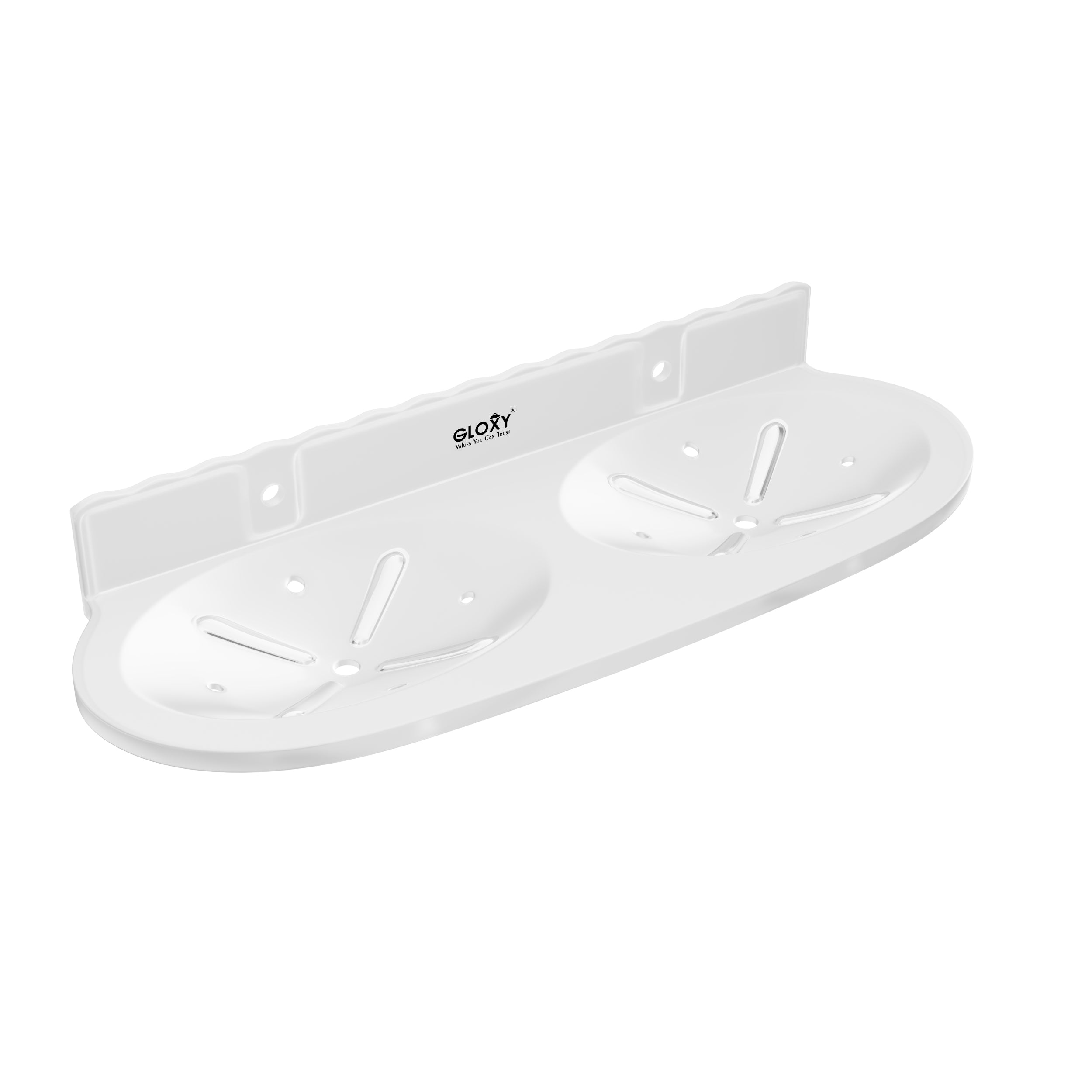 Acrylic Double Soap Dish/Soap Holder/Soap Stands for Bathroom