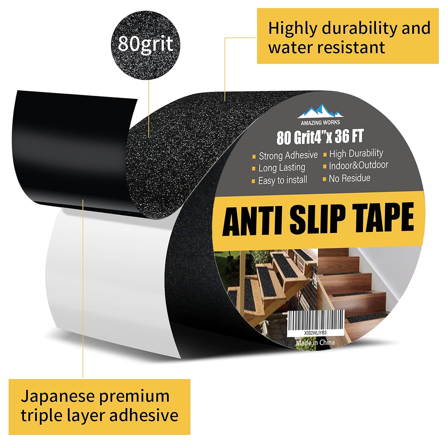 Anti-Slip Tape for Stairs