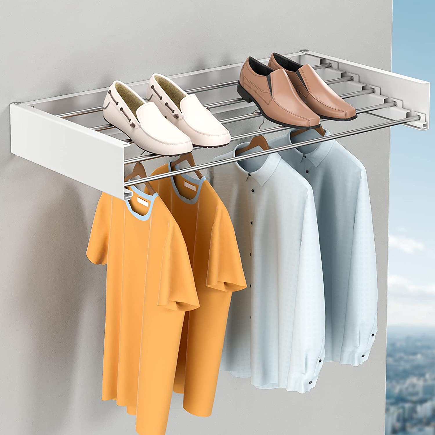 Folding cloth drying rack – wilbets-india