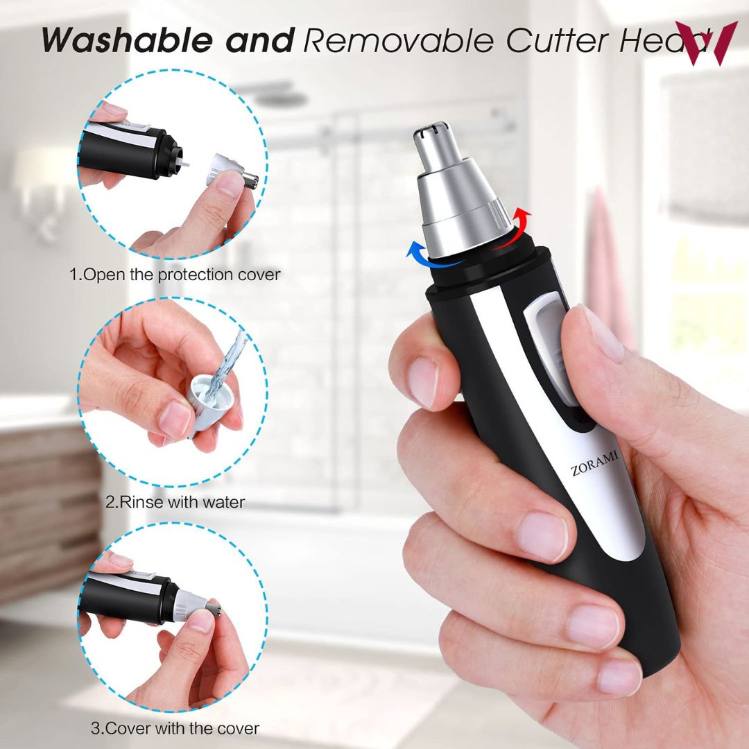 Electric Nose Hair Trimmer USB Rechargeable Ear Nose Hair Trimmer Shaver  Razor For Men Hair Removal