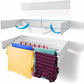 Folding cloth drying rack